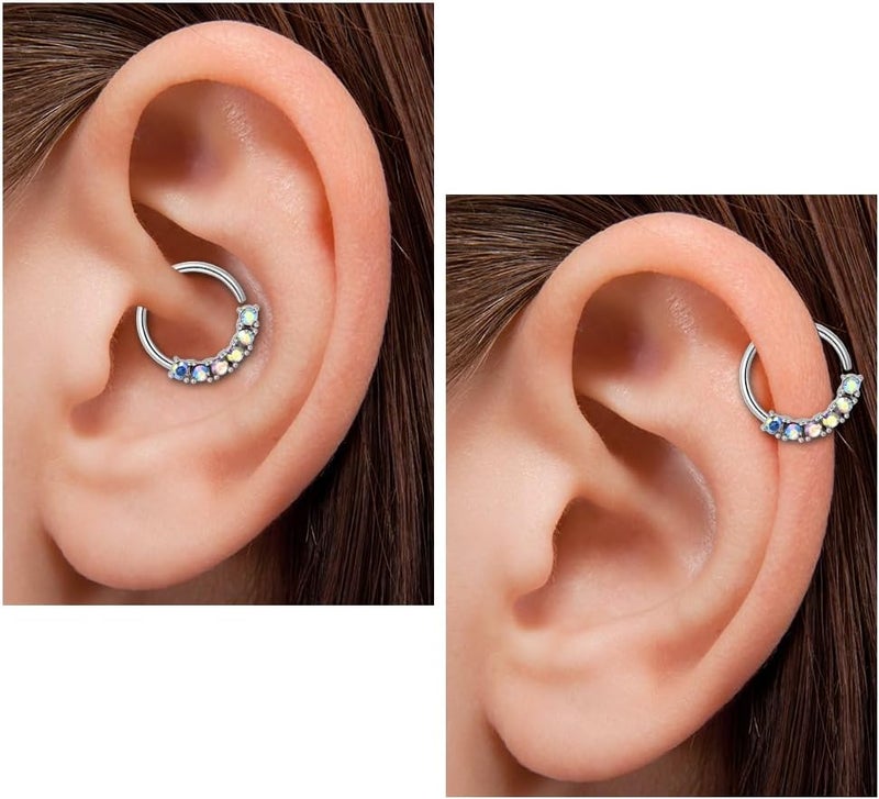 Mayhoop 20g Nose Rings Hoops And Studs For Women Men - Hypoallergenic 316L Surgical Stainless Steel L Shape Nose Screw Bone Silver Rose Gold Black Rainbow Pack 28Pcs - Image 4
